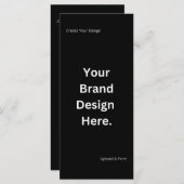 Creëer uw eigen ontwerp en print platte Kaart (Voorkant / Achterkant)