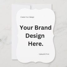 Creëer uw eigen ontwerp en print platte Kaart