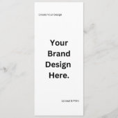 Creëer uw eigen ontwerp en print platte menu (Voorkant)