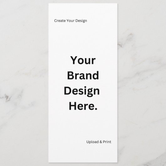 Creëer uw eigen ontwerp en print platte menu (Voorkant)