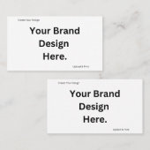 Creëer uw eigen ontwerp en print verwijzing Kaart (Voorkant / Achterkant)