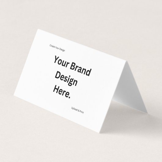 Creëer uw eigen ontwerp en print visitekaartje (Voorkant)