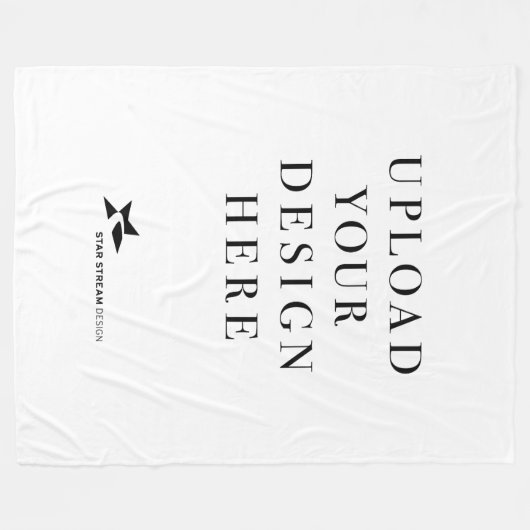 Creëer Uw eigen ontwerp Fleece Deken (Voorkant (Horizontaal))