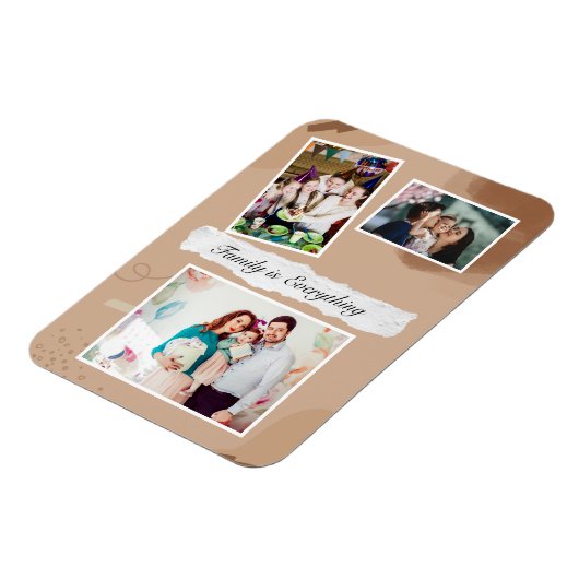 Creëer Uw eigen ontwerp Flexibele fotomagneet Magneet (Linkerzijde)