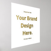 Creëer uw eigen ontwerp Folie Print (Laagn)