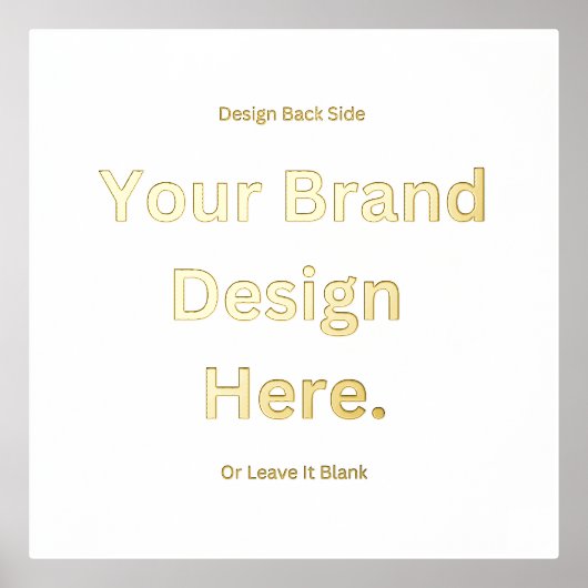 Creëer uw eigen ontwerp Folie Print (Voorkant)