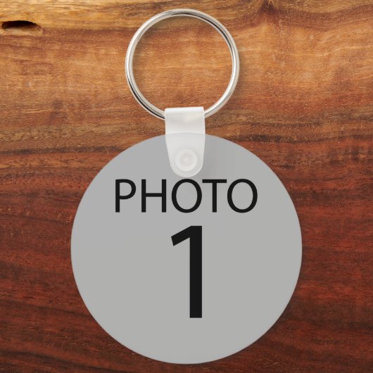 Creëer uw eigen ontwerp-FOTO Sleutelhanger (Voorkant)