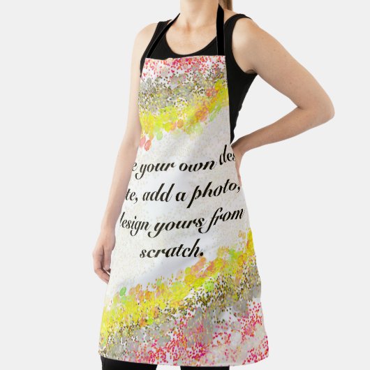 Creëer uw eigen ontwerp & foto uniek cadeau schort (Insitu)