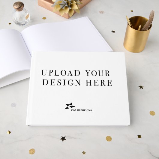 Creëer Uw eigen ontwerp Gastenboek (Voorkant open)