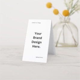 Creëer uw eigen ontwerp gevouwen afspraak kaart