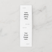 Creëer uw eigen ontwerp gevouwen afspraak kaart (Buitenkant ongevouwen)