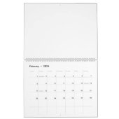 Creëer Uw eigen ontwerp Grote Engelse Amerikaanse Kalender (Feb 2026)