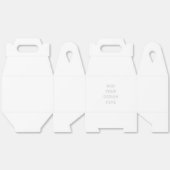 Creëer uw eigen ontwerp grote tafel gunstbox bedankdoosjes (Ongevouwen)