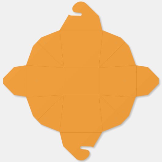 Creëer Uw eigen ontwerp grote take out gunstbox Bedankdoosjes (Ongevouwen)