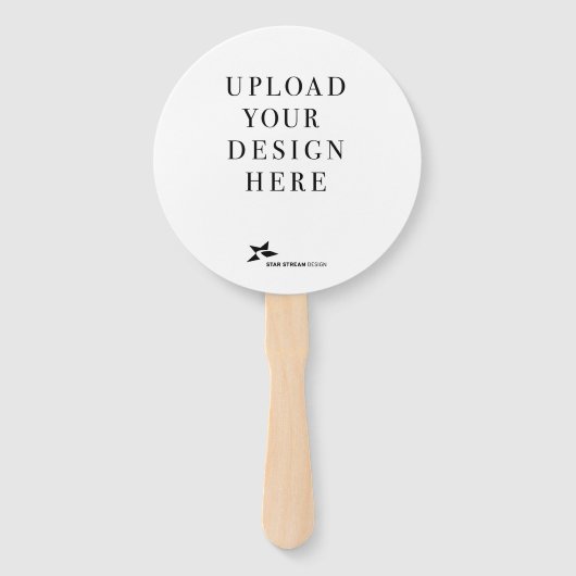 Creëer Uw eigen ontwerp Handwaaier (Achterkant)