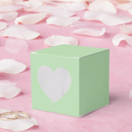 Creëer Uw eigen ontwerp hart uitgesneden gunstbox Bedankdoosjes