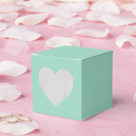 Creëer Uw eigen ontwerp hart uitgesneden gunstbox Bedankdoosjes