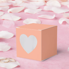 Creëer Uw eigen ontwerp hart uitgesneden gunstbox Bedankdoosjes