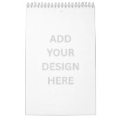 Creëer uw eigen ontwerp kleine enkele paginakalend kalender (Hoes)