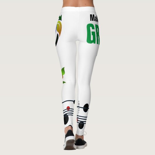 Creëer uw eigen ontwerp-Leggings Leggings (Achterkant)