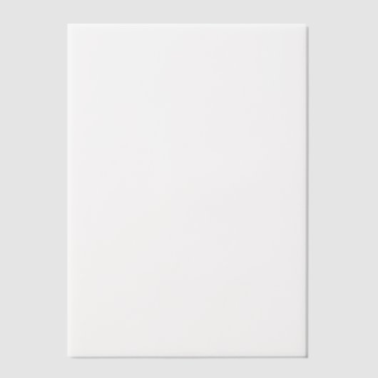 Creëer Uw eigen ontwerp overlay Vellum Uitnodiging (Voorkant)