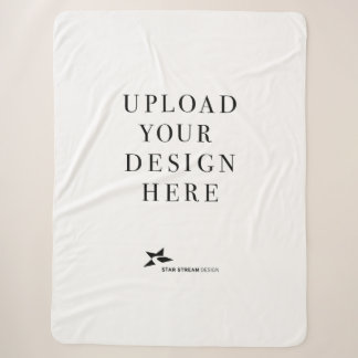 Creëer Uw eigen ontwerp Sherpa Deken