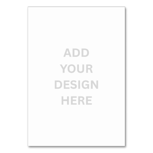 Creëer uw eigen ontwerp tafel Kaart (Voorkant)