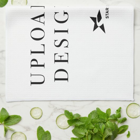 Creëer Uw eigen ontwerp Theedoek (Gevouwen)