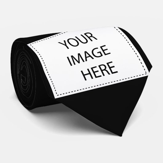 CREËER UW EIGEN — ONTWERP UW EIGEN — BLANK STROPDAS (Opgerold)