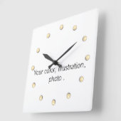 Creëer uw eigen ontwerp vierkante klok (Hoek)