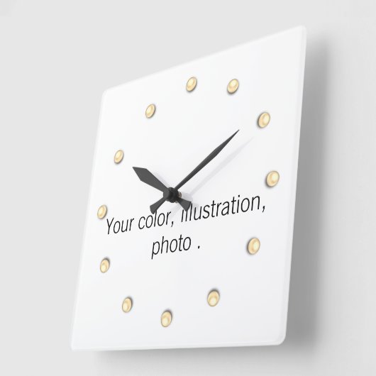 Creëer uw eigen ontwerp vierkante klok (Hoek)