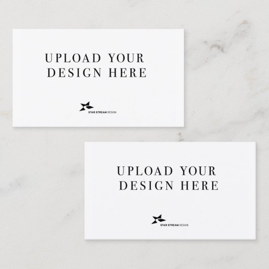 Creëer Uw eigen ontwerp Visitekaartje (Voorkant / Achterkant)