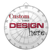 creëer uw eigen ontwerp voeg hier afbeelding aan dartbord (Voorkant)