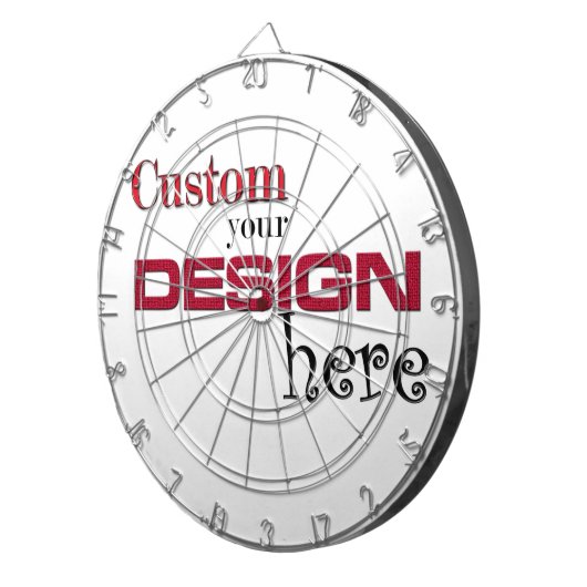 creëer uw eigen ontwerp voeg hier afbeelding aan dartbord (Voorkant Rechts)