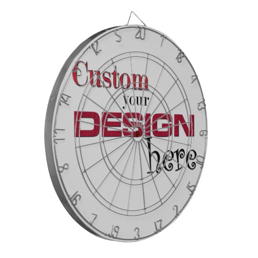 creëer uw eigen ontwerp voeg hier afbeelding aan dartbord (Voorkant Links)