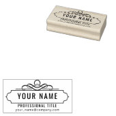 Creëer uw eigen — ontwerp voor professionele naam rubberstempel (Gestempeld)