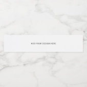 Creëer uw eigen ontwerp waterflesetiket waterfles etiket (Enkel label)