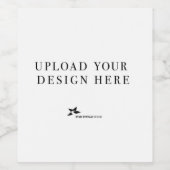 Creëer Uw eigen ontwerp Wijn Etiket (Enkel label)