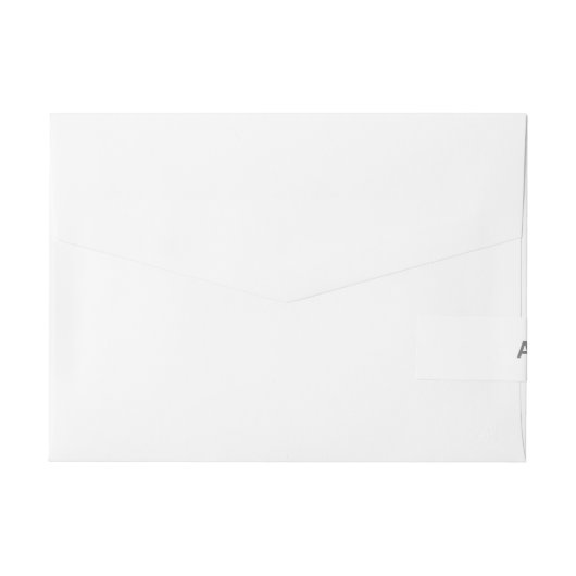 Creëer uw eigen ontwerp Wraparound Adresetiketten Adreslabel Wikkel (Achterkant)