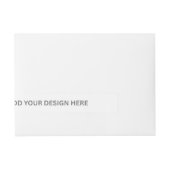 Creëer uw eigen ontwerp Wraparound Adresetiketten Adreslabel Wikkel (Voorkant)