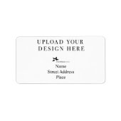 Creëer Uw eigen ontwerpadres Etiket (Voorkant)