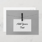 Creëer Uw eigen opmerking aanpassen Briefkaart (Voorkant / Achterkant)