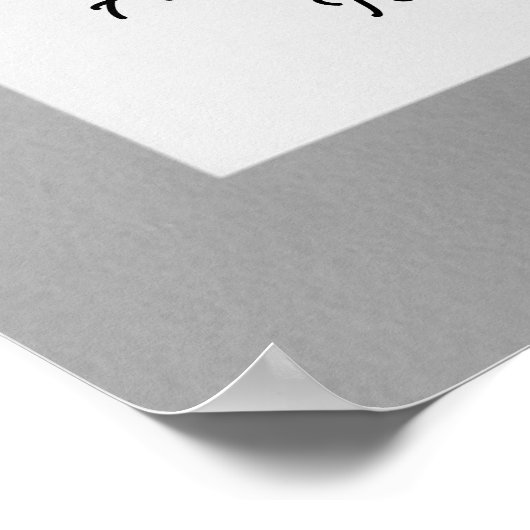 Creëer Uw eigen opmerking aanpassen Poster (Hoek)