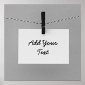 Creëer Uw eigen opmerking aanpassen Poster (Voorkant)