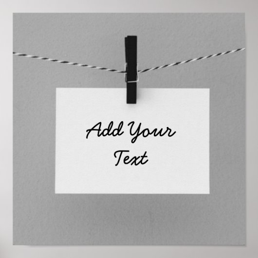 Creëer Uw eigen opmerking aanpassen Poster (Voorkant)