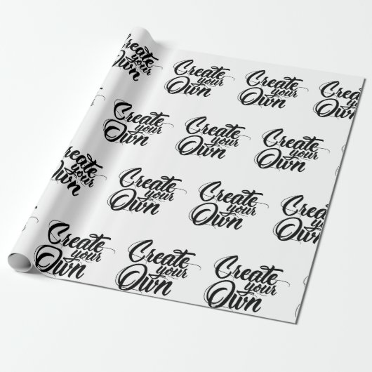 Creëer uw eigen opvulpapier cadeaupapier (Uitgerold)