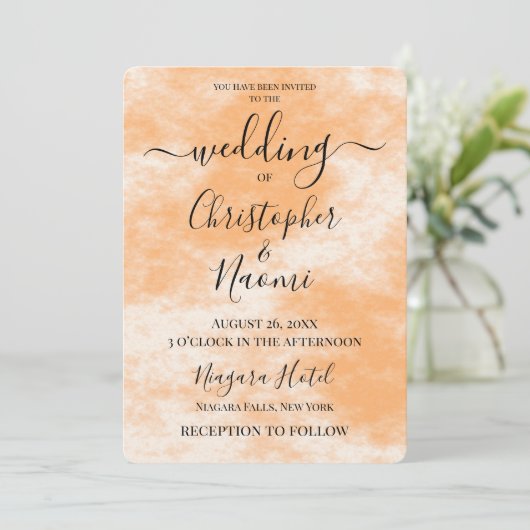 Creëer uw eigen Oranje en witte textuur Kaart (Staand voorkant)