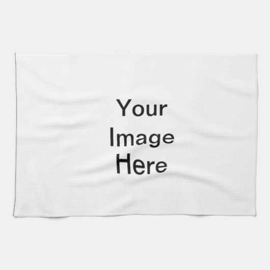 Creëer uw eigen originele persoonlijke cadeautjes theedoek (Horizontaal)