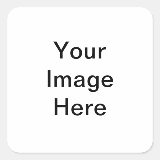 Creëer uw eigen originele persoonlijke cadeautjes vierkante sticker (Voorkant)