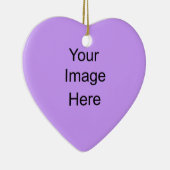 Creëer uw eigen ornament Light Lavender Heart (Rechts)